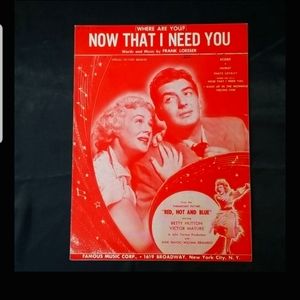 🎵VINTAGE 1940s SHEET MUSIC🎵